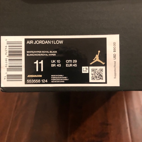 Jordan 1 low game royal - Picture 4 of 4